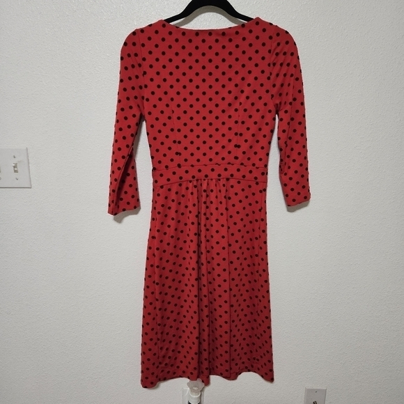 Boden polka-dot velvet like details size 4L - Picture 8 of 10